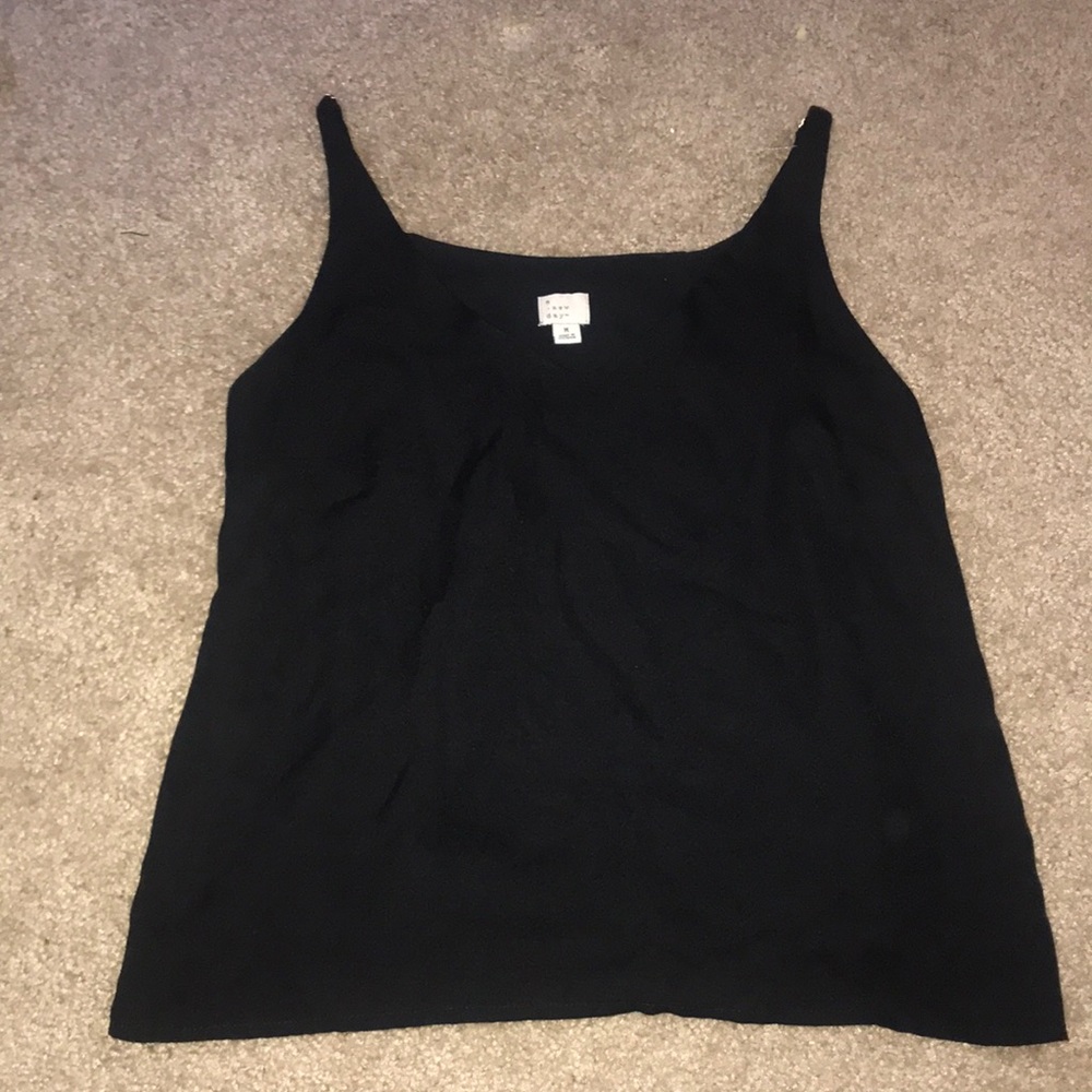Black tank top